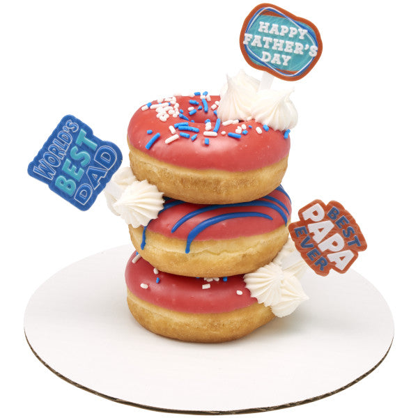 World's Best Dad Cupcake Picks - 12 Picks