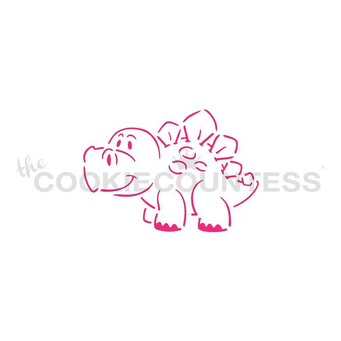 Friendly Dinosaur Paint Your Own Stencil