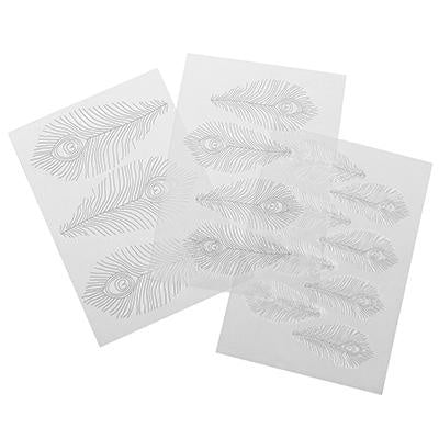 Texture Sheet Set - Peacock Feathers