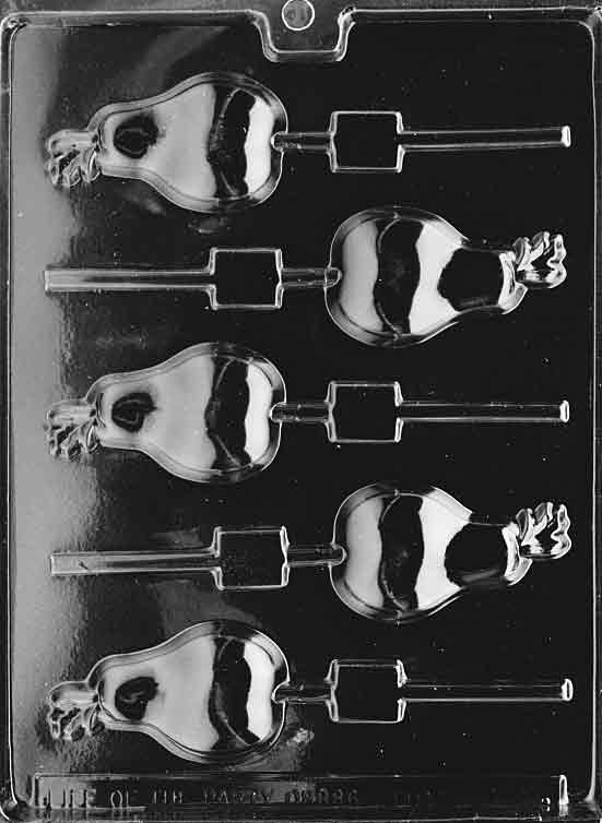 Pears Lollipop Chocolate Mold