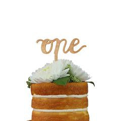 One Cake Topper