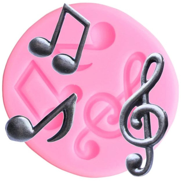 Small Music Note Silicone Mold