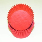 Red, Mini Bake Cups - 50ish Mini Cupcake Liners