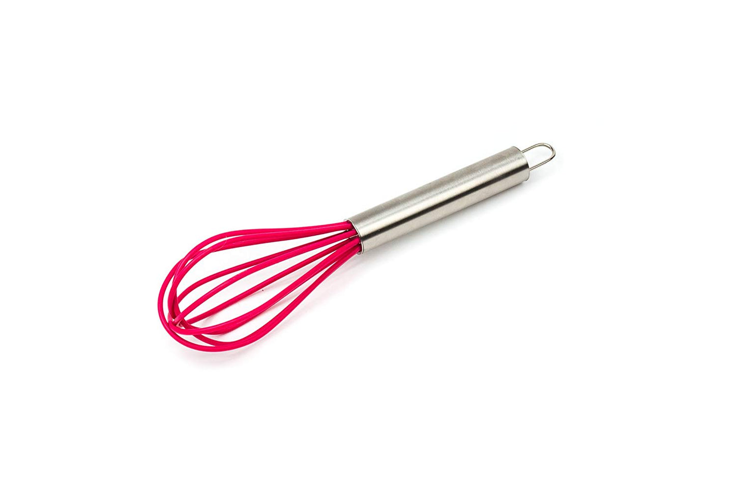 Fox Run 8 Inch Raspberry Silicone Whisk
