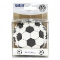 Soccer ("Football"), Foil Lined Baking Cups - 30 Cupcake Liners