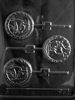 Male Gymnast Lollipop Chocolate Mold
