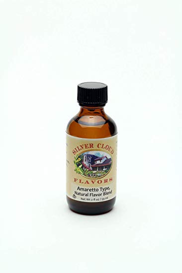 Amaretto Natural Flavor Blend, 4oz, Silver Cloud
