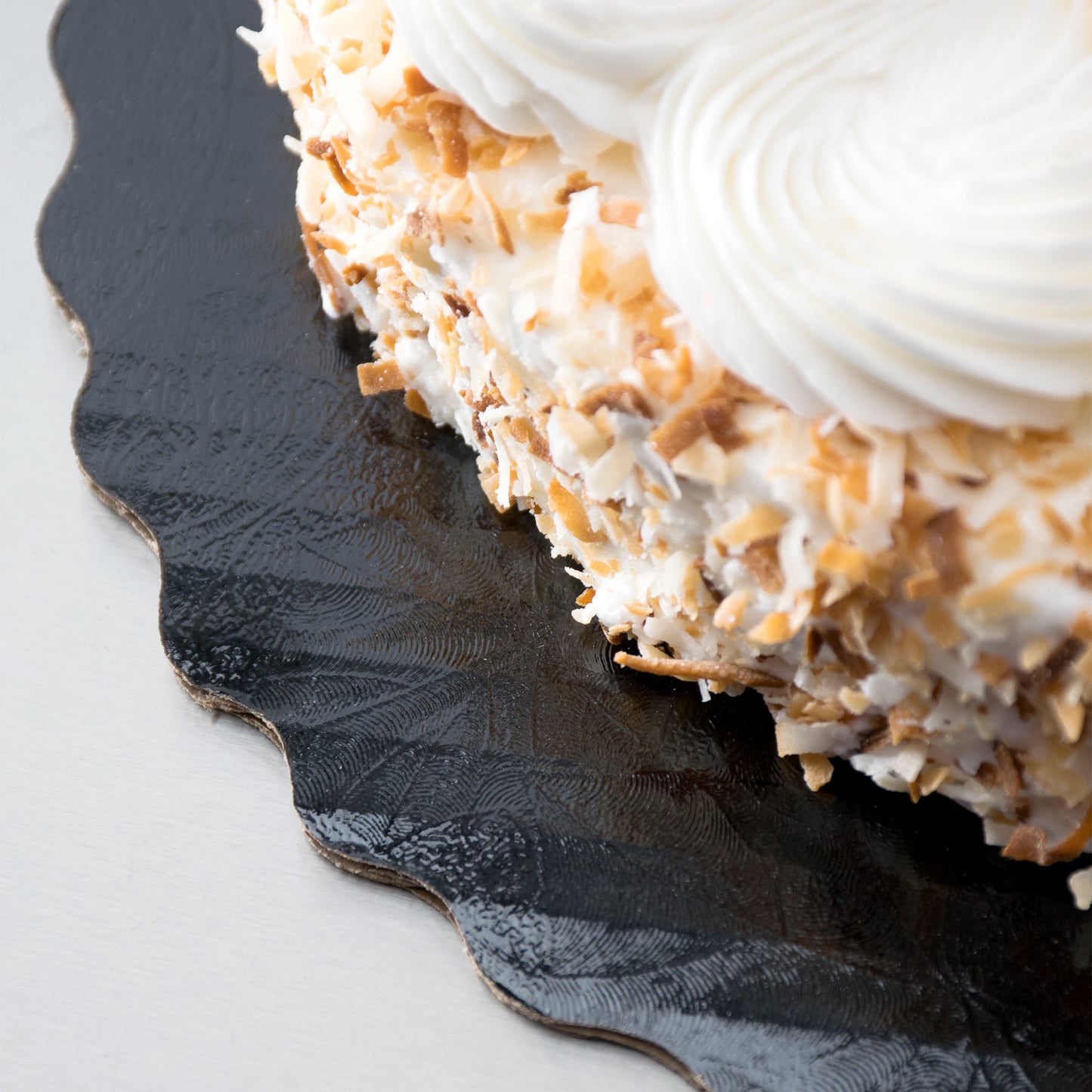 10 Inch Round, Black Cake Board