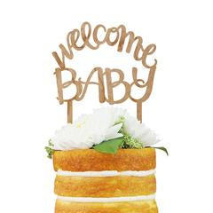 Welcome Baby Cake Topper
