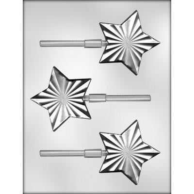 Radiant Star Lollipop Chocolate Mold