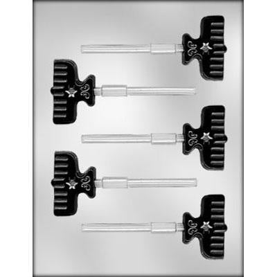 2.5 Inch, Menorah Lollipop Chocolate Mold