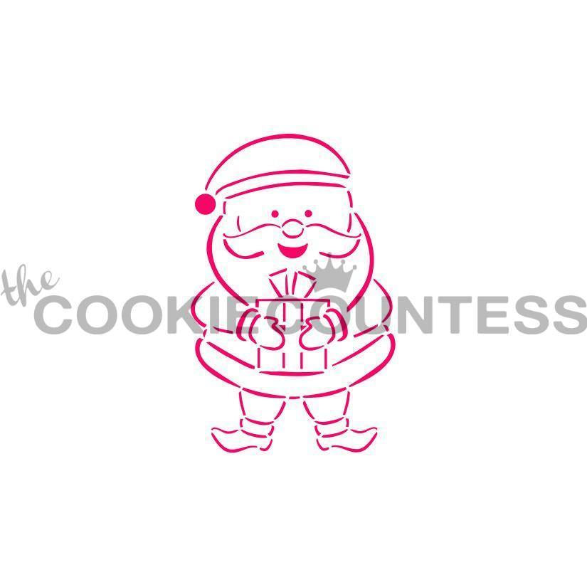 Santa Paint Your Own Stencil