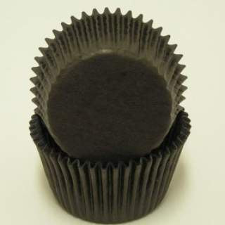 Black, Jumbo Bake Cups - 35ish Cupcake Liners