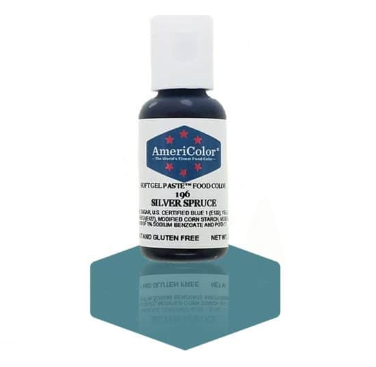 Silver Spruce, Americolor Soft Gel Paste Food Color, 0.75oz