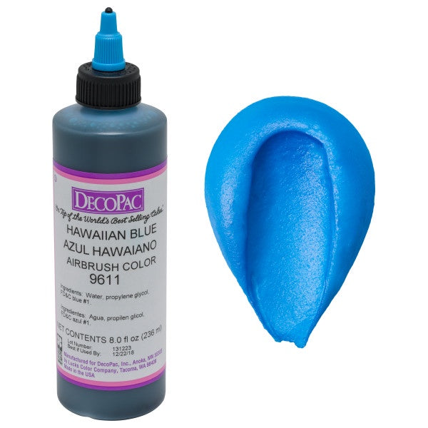 Hawaiian Blue, DecoPac Premium Airbrush Color
