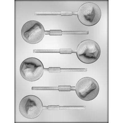 Small Graduation Lollipop Chocolate Mold