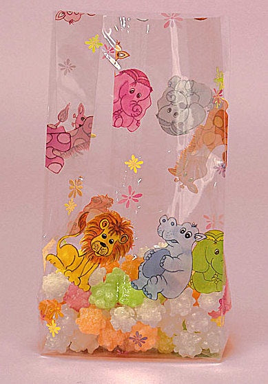 4x2x9.5 Bags - Kids Safari- 10 Bags