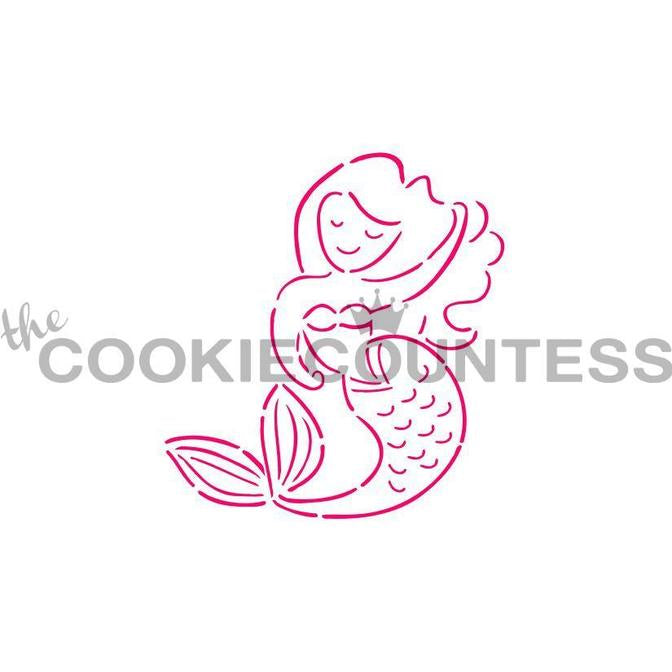 Mermaid Paint Your Own Stencil