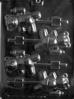 Baby Bear With Bottle Lollipop Chocolate Mold