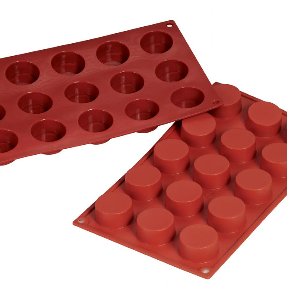 1 oz. Round Petit Four, Fat Daddio's Silicone Baking Mold