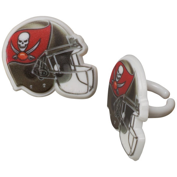 NFL Tampa Bay Buccaneers Cupcake Rings - 12 Rings