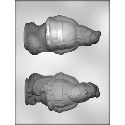 3D Santa with Gift Sack Chocolate Mold