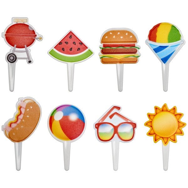 Picnic Fun Cupcake Picks