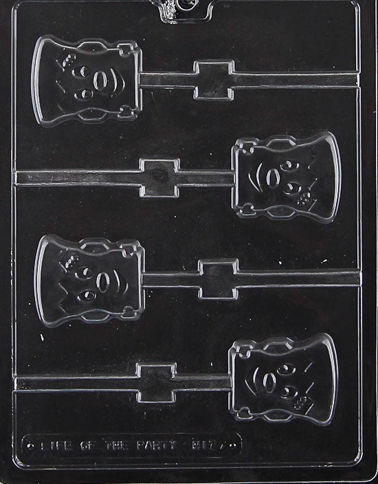 Frankenstein Lollipop Chocolate Mold
