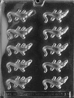 Small Alligators Chocolate Mold
