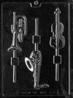 Musical Instruments Lollipop Chocolate Mold