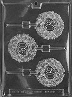 60th Anniversary/Birthday Lollipop Chocolate Mold