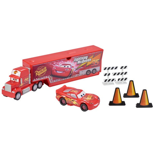 Disney Cars Series 3 Lightning McQueen with Cone Diecast Car