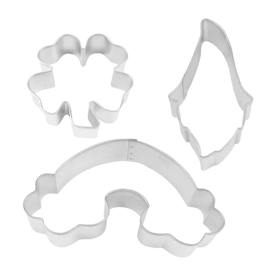 3-Piece, St. Patrick's Day Cookie Cutter Set