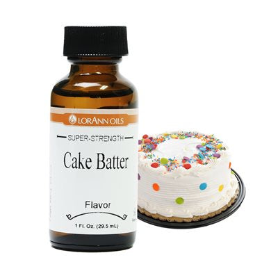 Cake Batter Super Strength Flavor, 1oz, Lorann Oils