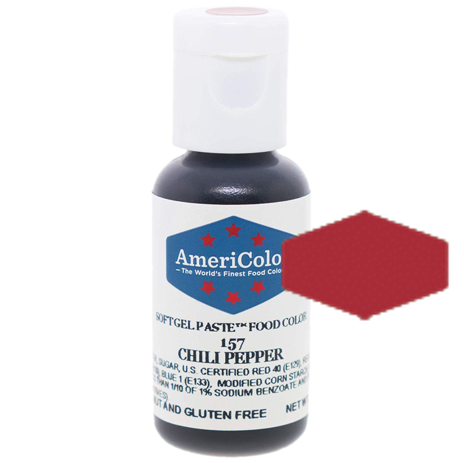 Chili Pepper, Americolor Soft Gel Paste Food Color, .75oz