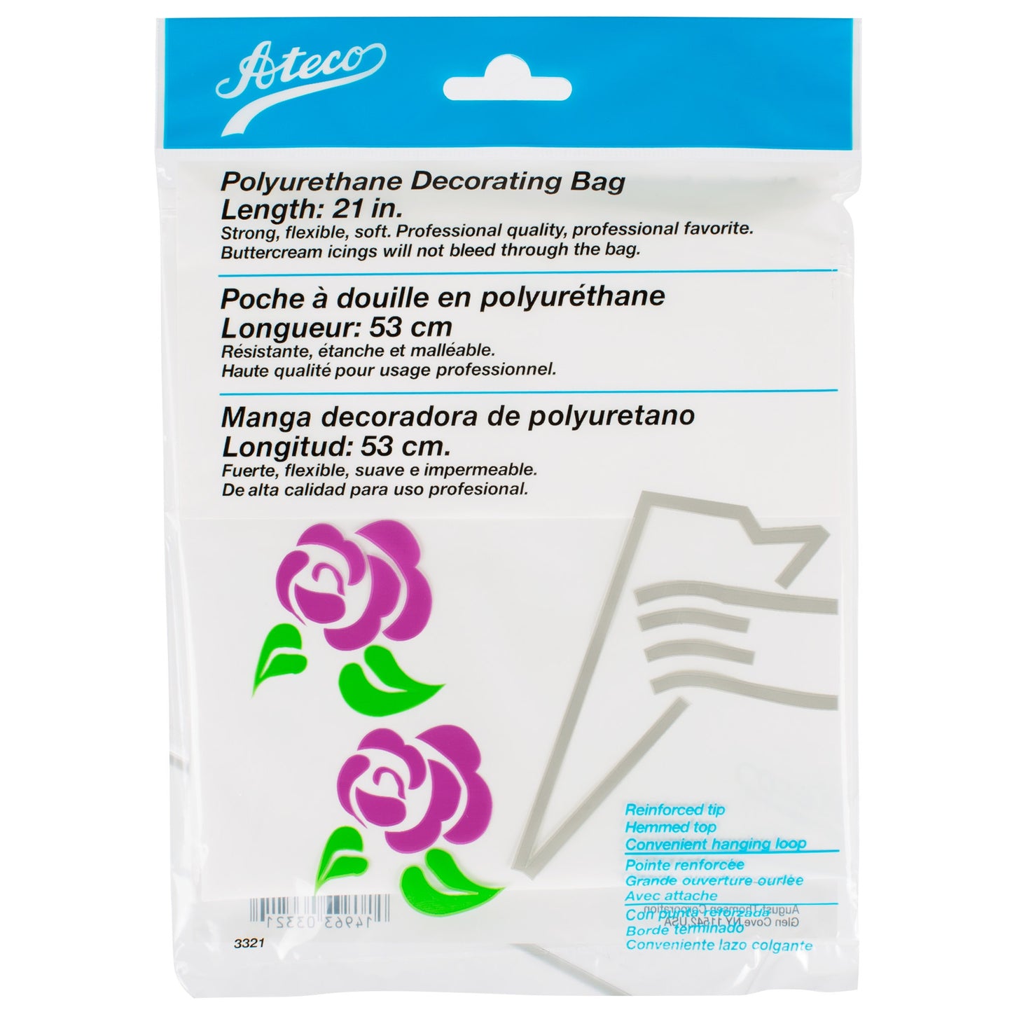 21 Inch, Ateco Polyurethane Decorating / Piping Bag