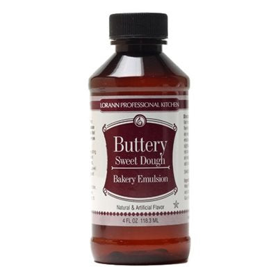 Buttery Sweet Dough Bakery Emulsion, 4oz, Lorann Oils