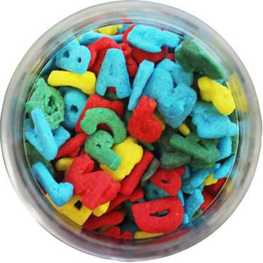 Edible Confetti - Letters/Alphabet