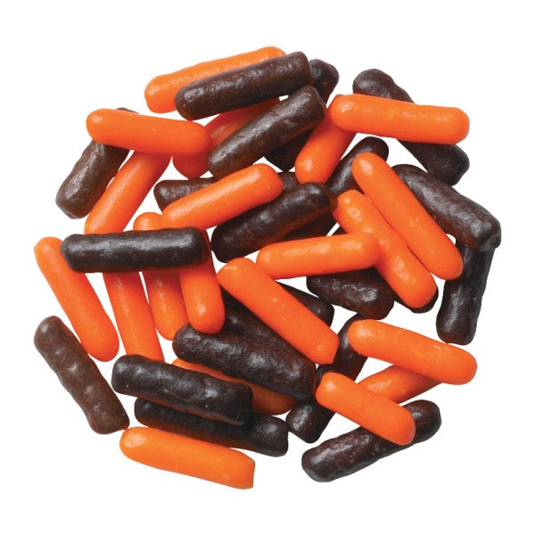 Black and Orange Sprinkles / Jimmies