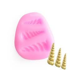 Unicorn Horn Silicone Mold- set of 3