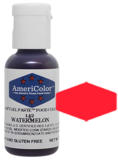 Watermelon, Americolor Soft Gel Paste Food Color, .75oz
