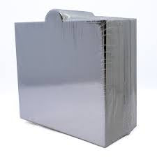 Mini, Square, Silver Cake Board with Handle - 3.5 Inch - 10 Pieces