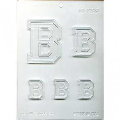 Collegiate B Chocolate Mold