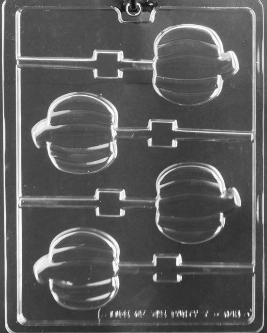 Fall Pumpkin Lollipop Chocolate Mold