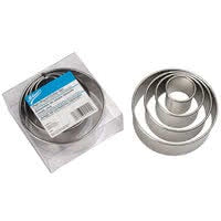 Ateco 4 Piece Plain Round Cutter Set