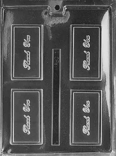 Thank You Chocolate Mold