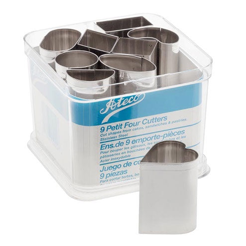 Ateco 9 Piece Petit Four Cutter Set