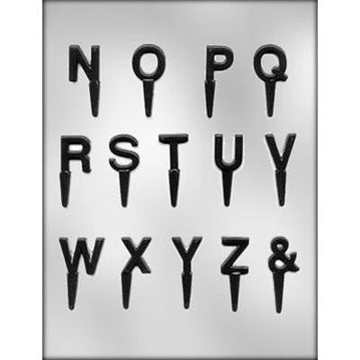 Letter N to Z Chocopick Chocolate Mold