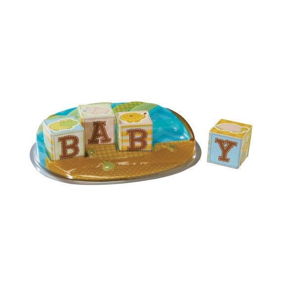 Safari Babies Cake Topper Set