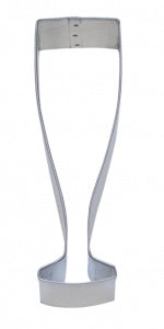 4.5 Inch Champagne Flute Cookie Cutter